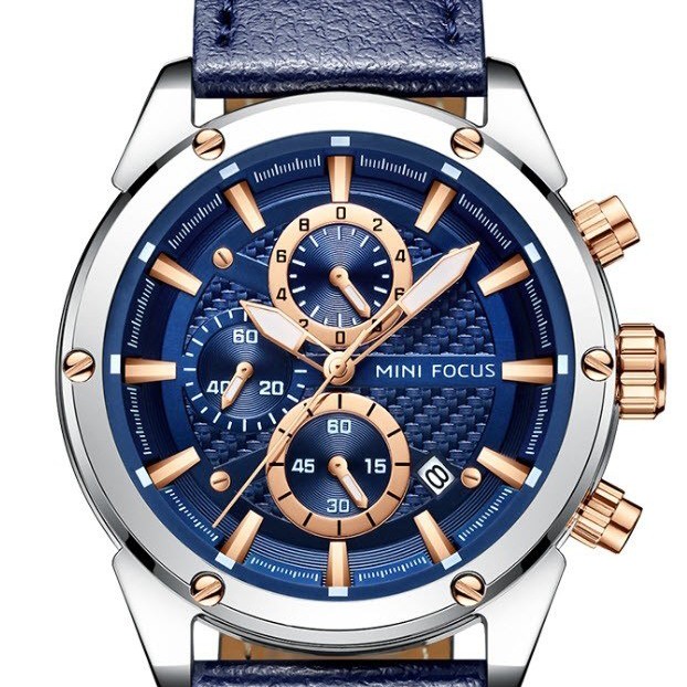 MiniFocus Simple Chronograph Watch